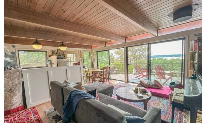 Three Tree Point House | Charming and eclectic treehouse-like home with expansive Puget Sound views