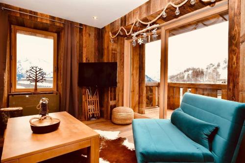 Huez-en-Oisans Apartment | Charming appartment with nice balcony and great view - Huez - Chalet K2