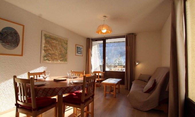 Saint-Chaffrey Apartment | Charming Apt for 6 with Balcony in South-Facing Serre-Chevalier, Ski Shuttle & Free Parking