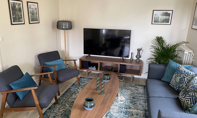 La Roche-Posay Apartment | Charming Central T3 with Garden, Near Thermal Baths, WiFi, Parking, BBQ
