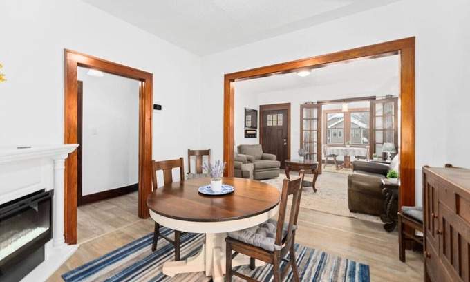 Sioux Falls House | Charming Centrally Located Sunroom/Fireplace