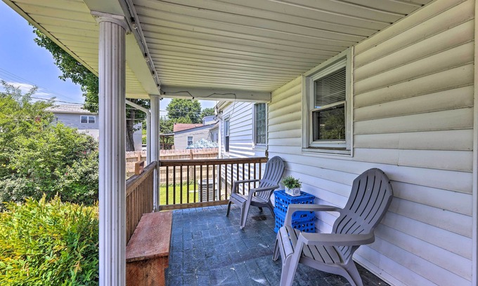 Kanawha City Cottage | Charming Charleston Home w/Yard & Fire Pit!