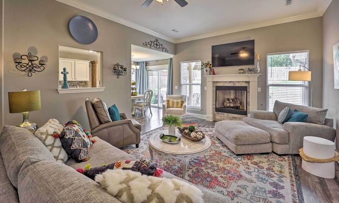 Elkins House | Charming Elkins Home w/ Spacious Backyard!