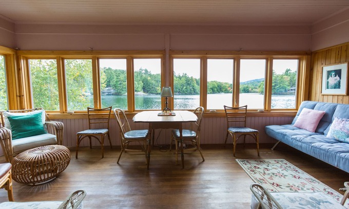 Camden Cottage | Charming Family Cottage Just Feet From Lake Megunticook, Private Lake Access