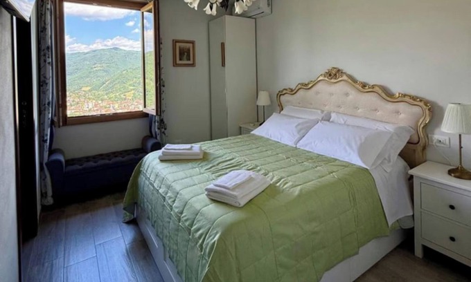 Dicomano House | Charming Guest Room in Villa Casavecchia with Mountain Views