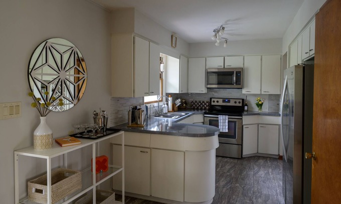 Bridgman House | Charming home on 5 acres of forest with 2 patios, minutes away from town/beach