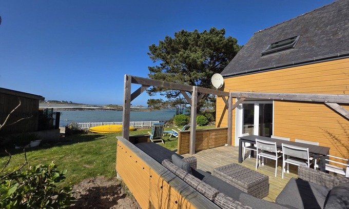 Plouguerneau House | Charming house with stunning sea views and direct beach access