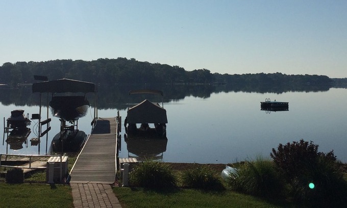 Howell House | Charming Lakefront home on Lake Chemung!