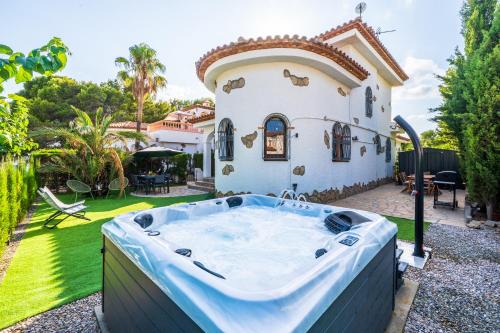 Miami Platja Villa | Charming Mediterranean house with private jacuzzi sea and mountain views