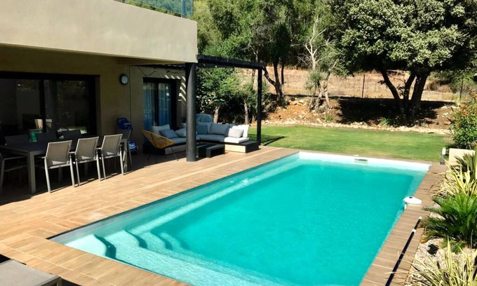Oletta House | Charming new villa 3 km from the port of St Florent and the beaches