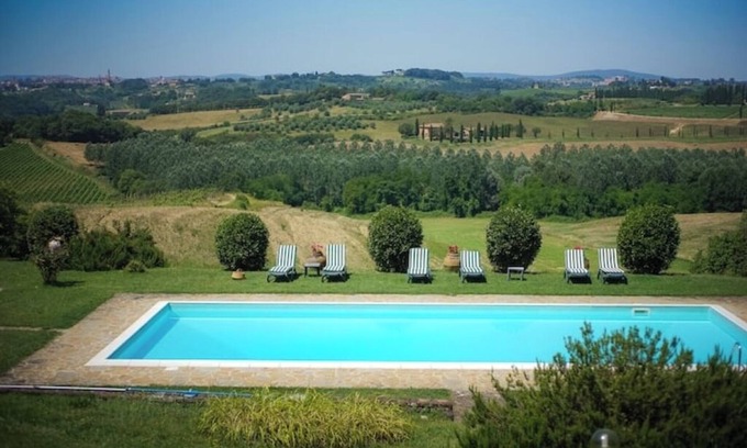 Montechiaro Villa | Charming Sienese Villa with a private pool and breathtaking view!