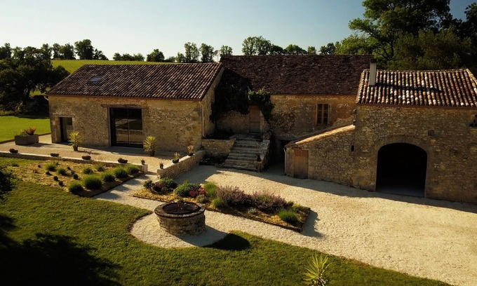 Leydou Cottage | Charming stone house with private heated pool