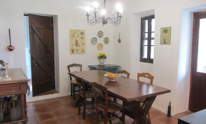 Paziols House | Charming Stone House in Hillside Village with Stunning Terrace Views - wifi