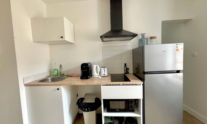 La Gare Apartment | Charming studio with mezzanine near Clermont-Ferrand train station