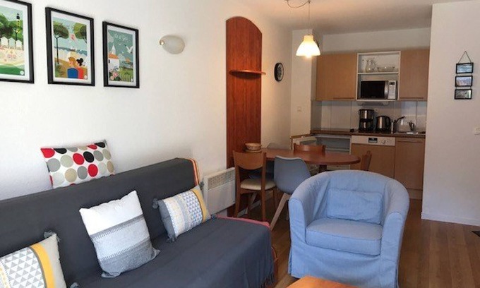 La Mongie Apartment | Charming T2 for 4 with Terrace, Pool, Fitness Room near Ski Lifts in La Mongie