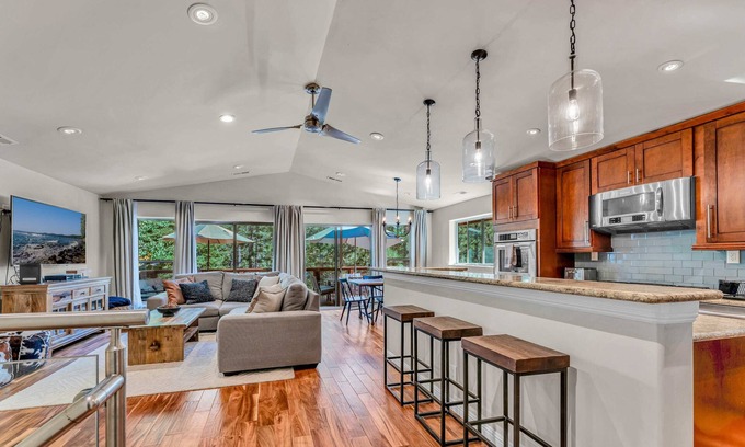 Talmont House | Charming Tahoe Cabin with Private Beach Access