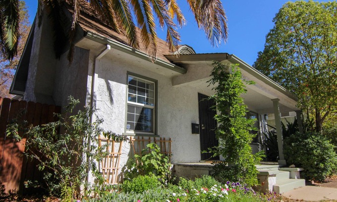 Land Park House | Charming Two Room Bungalow with Patio and Backyard Near Downtown