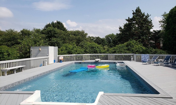Silver Beach House | Charming updated home with pool on quiet street. Near Silver Beach