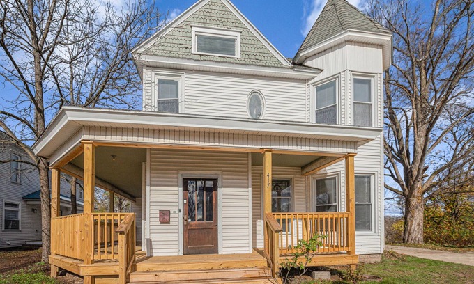 Big Rapids House | Charming Victorian Home Near Downtown & Trails