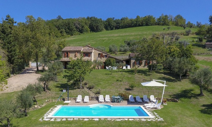 Gualdo House | Charming Villa in Marche, private pool and fantastic landscape