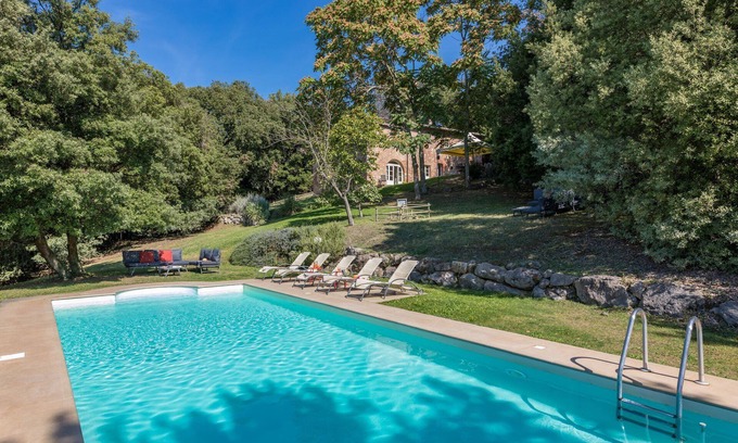 Gambassi Terme Villa | Charming villa with private garden and pool, located in panoramic position between Firenze, Volterra