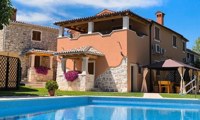 Krsan Villa | Charming villa with private pool and children's playground ideal for family vacations