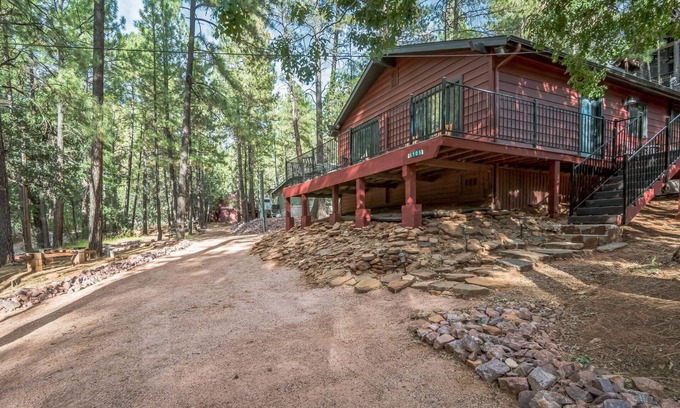 Pine House | Charming Woodland Retreat in Pine, AZ – Perfect for Nature Lovers & Pet Owners