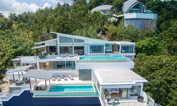 Lamai Villa | Chaweng Peak Villas - 8 Bedrooms Villa With Infinity Pools