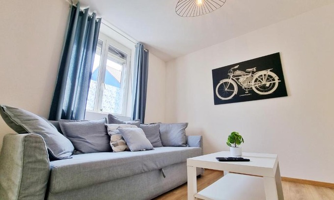Mulhouse Apartment | Chez JM - Calme - Chic - Fibre - Relax BNB