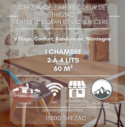 Thiezac House | Chez Madeleine, Entre le Lioran et Vic-sur-Cère