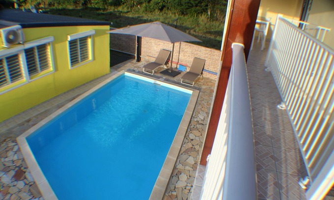 Morne Rouge House | Chez Youyou - Guest house (sleeps 6) + one 90cm folding bed
