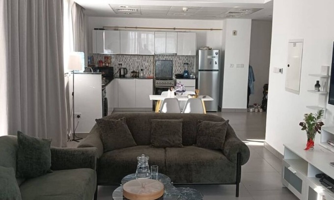 Abu Dhabi Apartment | Chic 1-bedroom apartment with fitness room and AC in brilliant Abu Dhabi