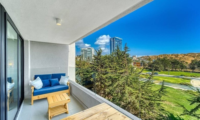 Concon Apartment | Chic Coast 1D con Vista a Dunas
