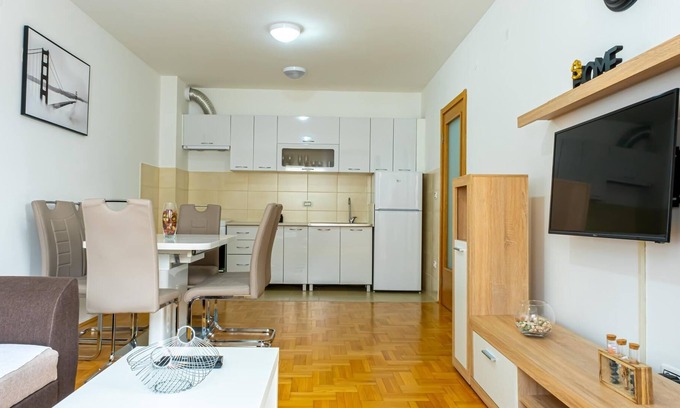Tomicici Apartment | Chic Flat with Balcony Near Beach in Montenegro