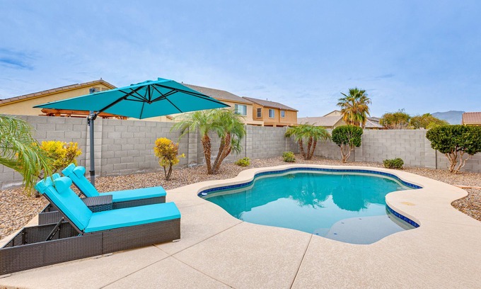 Waddell House | Chic Waddell Home w/Private Pool & Game Room!