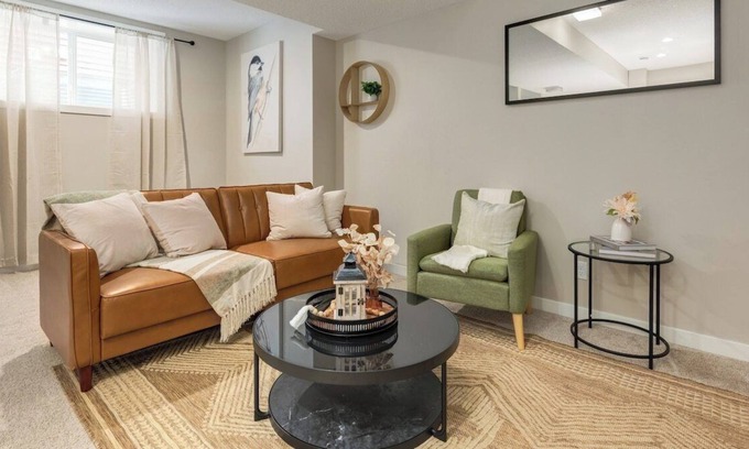 Cochrane Apartment | "Chickadee" 1BR Lower Suite in Cochrane