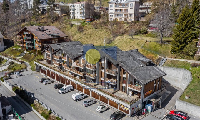 Leysin Apartment | Cime de l'Est A6 Apartment with 2 1/2 rooms, about 46m2 in a small apartment house, chalet style, si