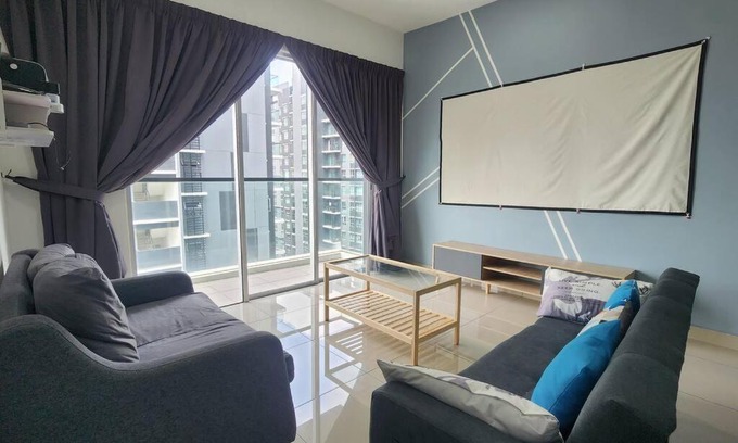 Shah Alam Apartment | Cinema Blue Ocean 3 bedroom house kids water park
