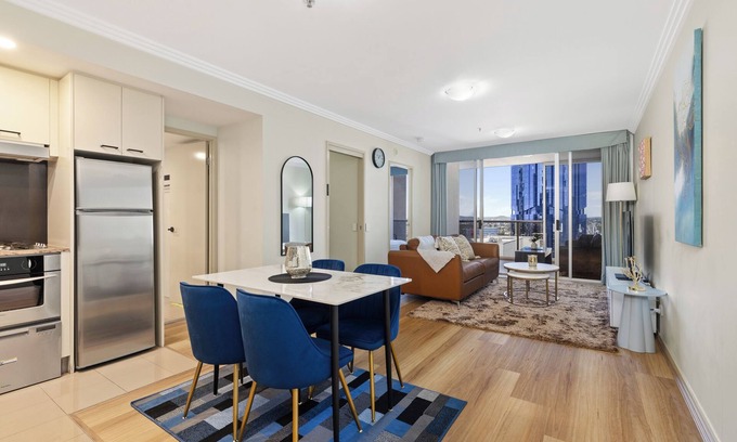Brisbane Central Business District Apartment | City Lux 2Bed Apt, Parking, Pool