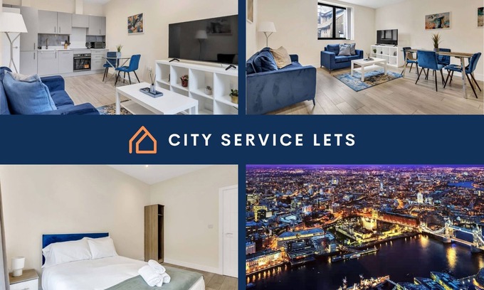 Cheam Apartment | City Service Lets | New London 2Bed With Parking | Long Stays Welcome