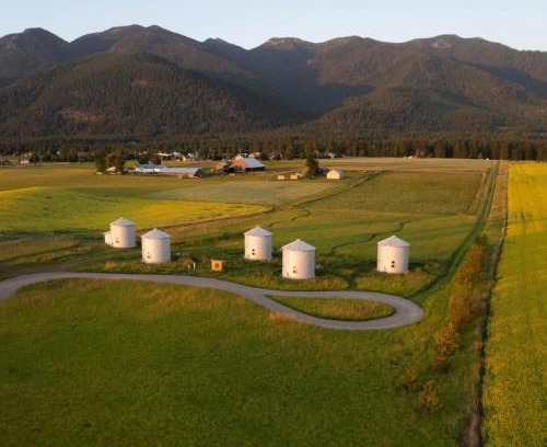 Kalispell House | Clark Farm Silos - 5 Silo Mountain View Retreat