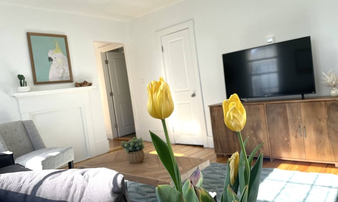 Brunswick Apartment | Classic New England 1st Floor 3 BR Downtown Brunswick