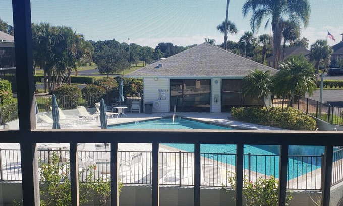 Cypress Lakes Estates Condo | Clean and fresh pool view condo 3 bed/2 bath in the heart of Cypress Lake