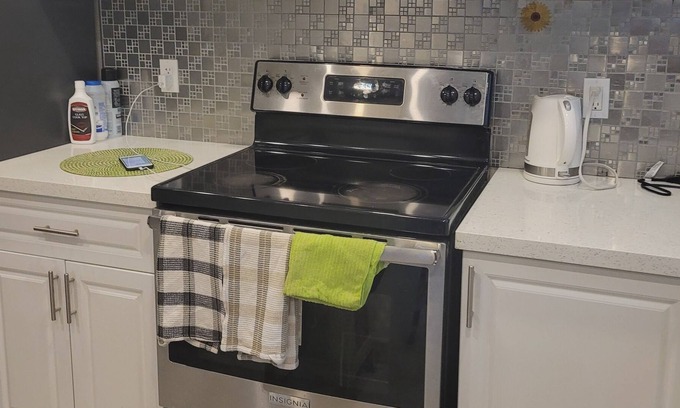 Durham Region House | Clean apartment with 4 free parking spaces.