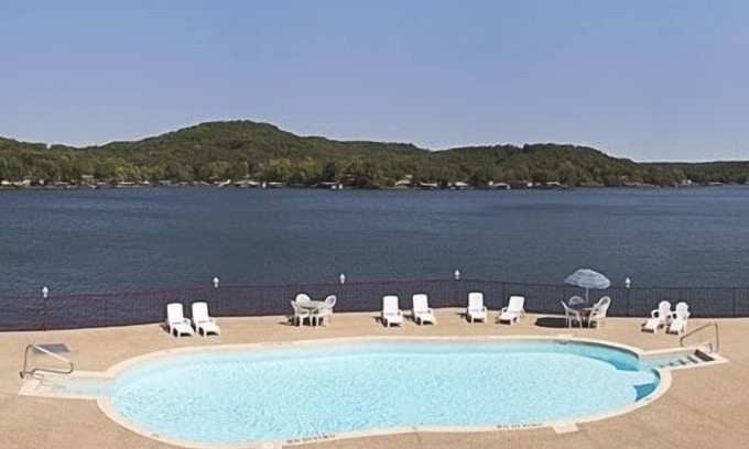 Camdenton Condo | Clearwater Condo Top floor Loft Water front Slip included golfBall parknational