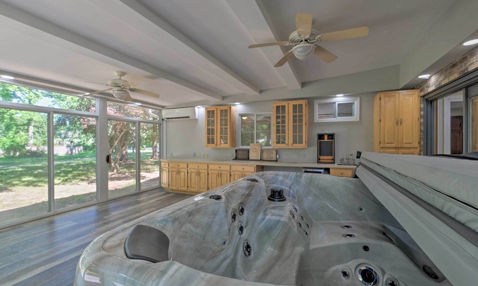 Selby-on-the-Bay House | Coastal Edgewater Home w/Private Hot Tub!