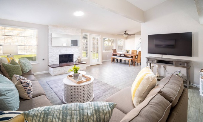 El Paso House | Coastal Inspired Home Westside Great Backyard
