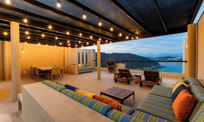 Huautlco Condo | Coastal Views and Private Beach Access