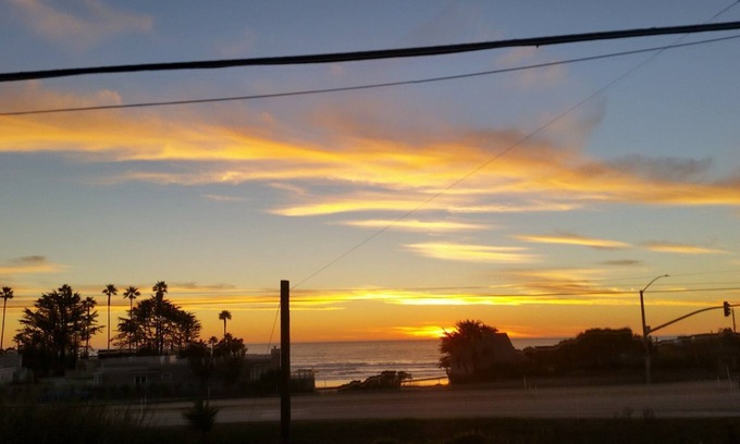 Cayucos House | Coastal VIEWS with easy SURF ACCESS. Home with yard and spa.pets considered!