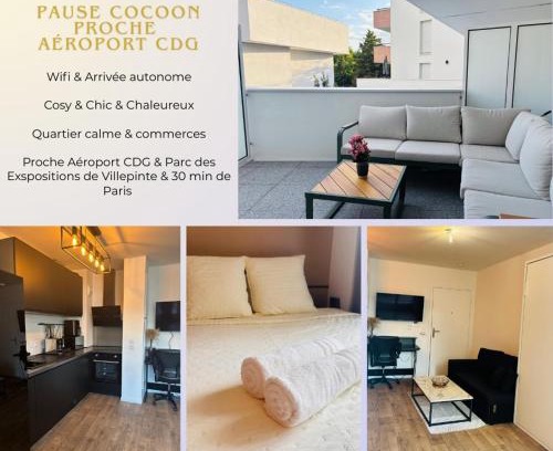 Tremblay-en-France Apartment | Cocoon break near CDG Airport & 30 min from Paris